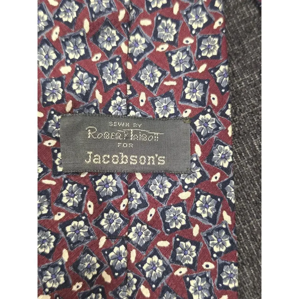Vintage Robert Talbott Best of Class Silk Tie Jacobsons Medallion USA Sewn